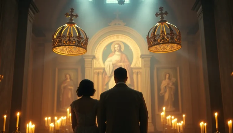 Read more about the article Ślub prawosławny: Jak wygląda ślub w cerkwi? (Korony, wino)